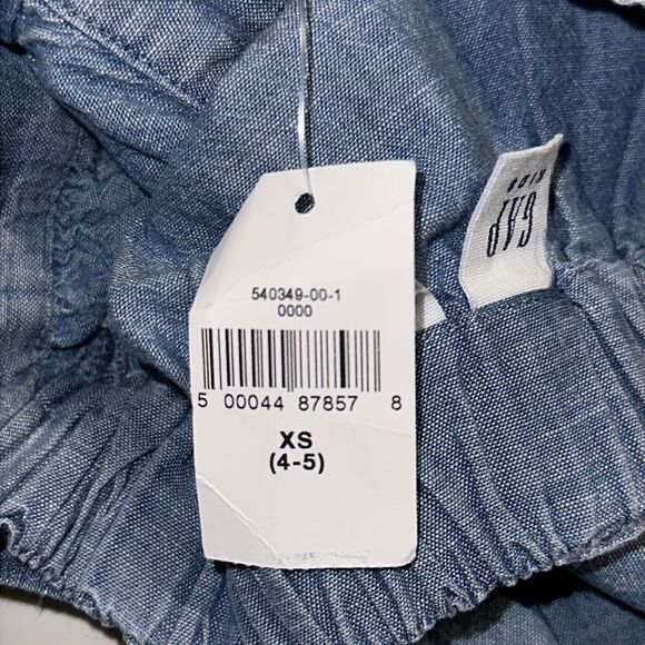 GAP Kids | Blue | CHAMBRAY BUTTON-FRONT SKIRT - Picture 8 of 8